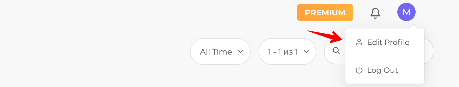 Настройки профиля